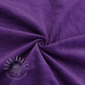 Catifea raiată 6W WASHED STRETCH purple