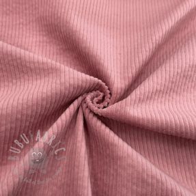 Catifea raiată 6W WASHED STRETCH rose