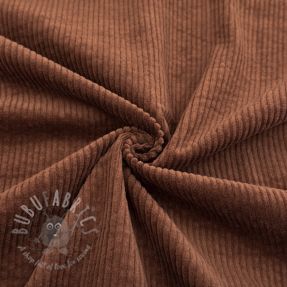 Catifea raiată 6W WASHED STRETCH nutbrown