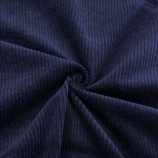 Catifea raiată 6W WASHED STRETCH navy