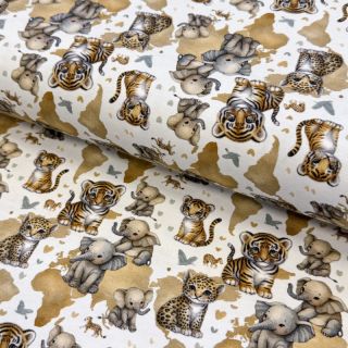 Tricot Safari animals design C digital print