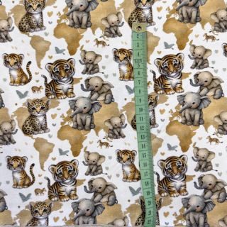 Tricot Safari animals design C digital print