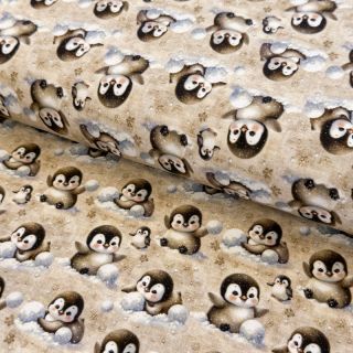 Tricot Pingu and friends design E digital print