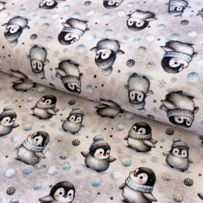 Tricot Pingu and friends design D digital print