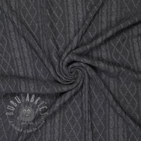 Țesătura tricotata Jacquard CHAIN dark grey