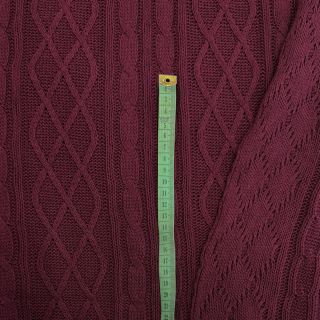 Țesătura tricotata Jacquard CHAIN bordeaux