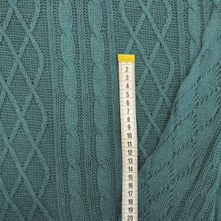 Țesătura tricotata Jacquard CHAIN ocean green