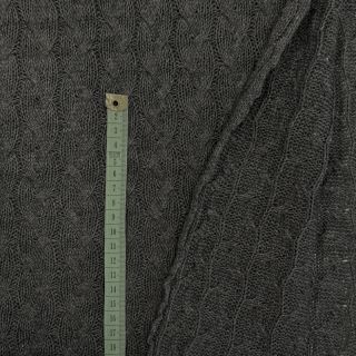 Țesătura tricotata Jacquard CABLE dark grey