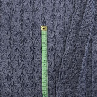 Țesătura tricotata Jacquard CABLE steel blue