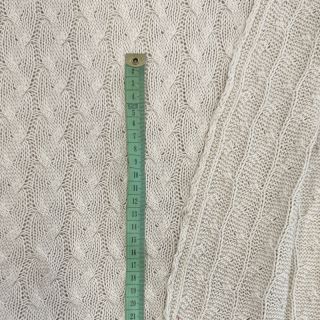 Țesătura tricotata Jacquard CABLE ecru