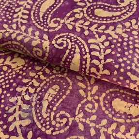 Țesătură din bumbac VOILE BATIK NEW design B violet