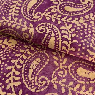 Țesătură din bumbac VOILE BATIK NEW design B violet