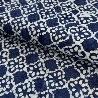 Țesătură din bumbac BATIK NEW INDIGO design D