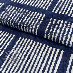 Țesătură din bumbac BATIK NEW INDIGO design A