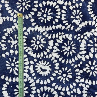 Țesătură din bumbac BATIK NEW INDIGO design B