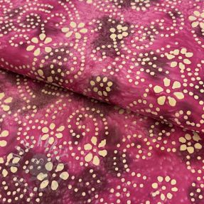 Țesătură din bumbac BATIK NEW design I cerise