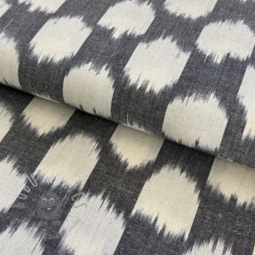 Țesătură din bumbac IKAT grey design B