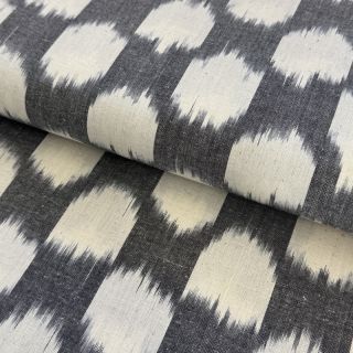 Țesătură din bumbac IKAT grey design B