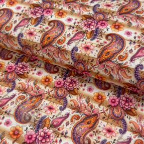 Tricot Paisley woody design A digital print