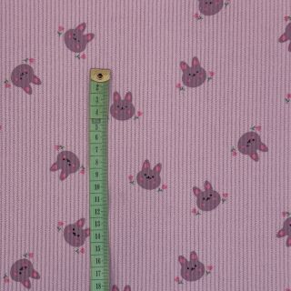 Catifea raiată STRETCH Small bunny design E