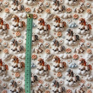 Tricot Pretty Horses design D digital print