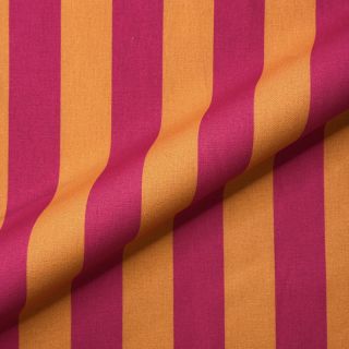 Țesătură decorativă premium Joyful Basic Stripe pink digital print