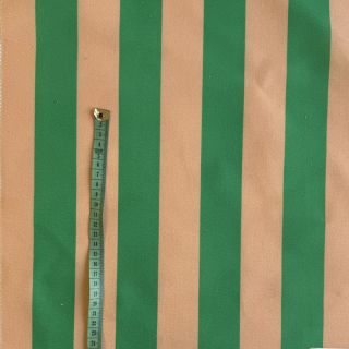 Țesătură decorativă premium Joyful Basic Stripe green digital print