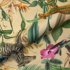 Țesătură decorativă premium Tropical Jungle Dream digital print