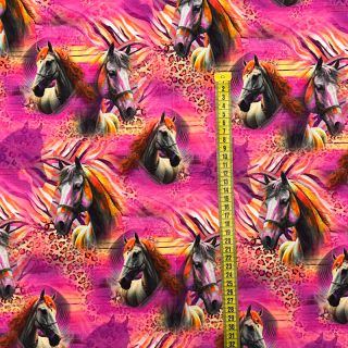 Tricot Fancy Horses PANEL digital print