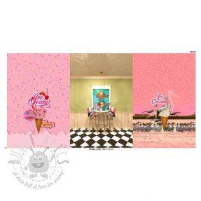 Tricot Pink dinner PANEL digital print