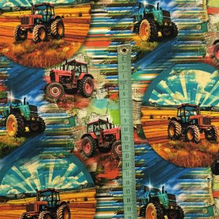 Tricot Great big farm digital print