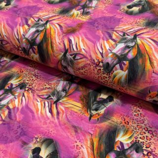 Tricot Fancy Horses digital print