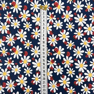 Tricot Baby Ladybug navy digital print