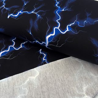 Jerse trening Lightning black digital print