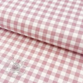 Țesătură din bumbac FLANNEL Check light pink