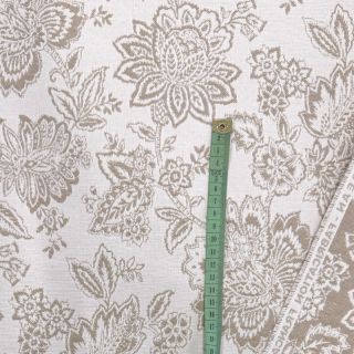 Țesătură decorativă jacquard Jacobean lin