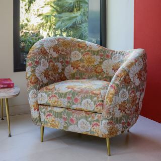 Țesătură decorativă jacquard Opium allover kaki