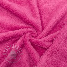 DOUBLE FACE FLEECE TEDDY fuchsia